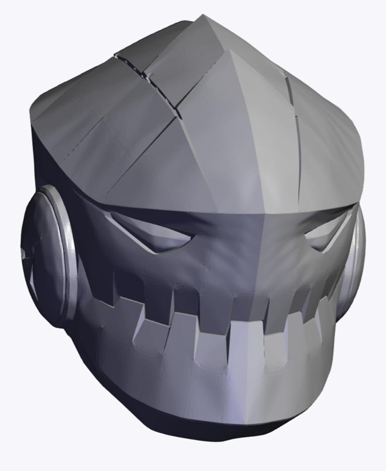 Leviathan Helmet - VS - Planetside 2 - Version 2 - Less Noise, Sharper Details - 3d model