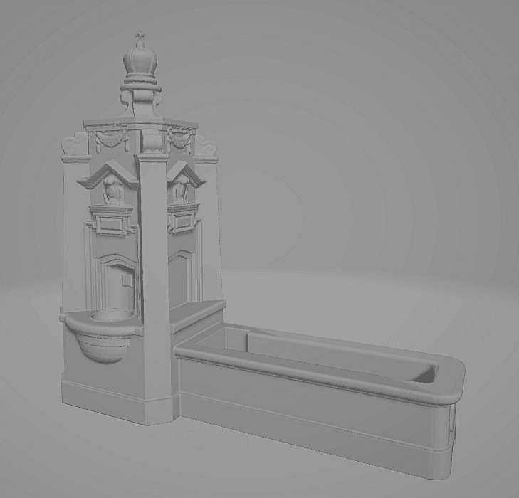 Lickey Water Trough 3d model