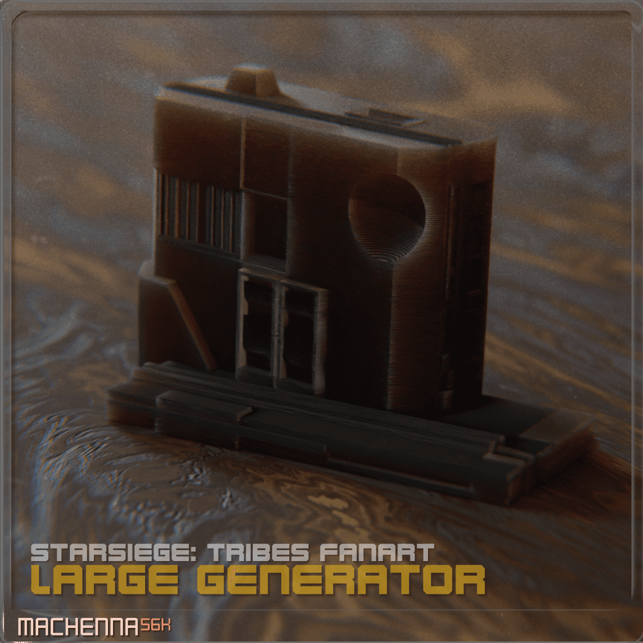 Large Generator | Starsiege: Tribes Fanart 3d model