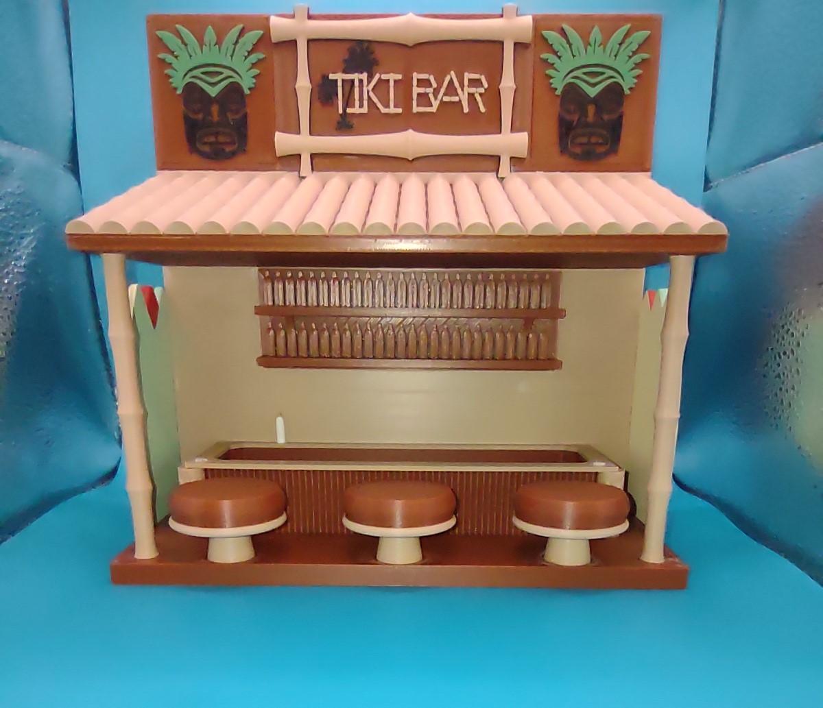 Tiki Bar Bird Feeder 3d model