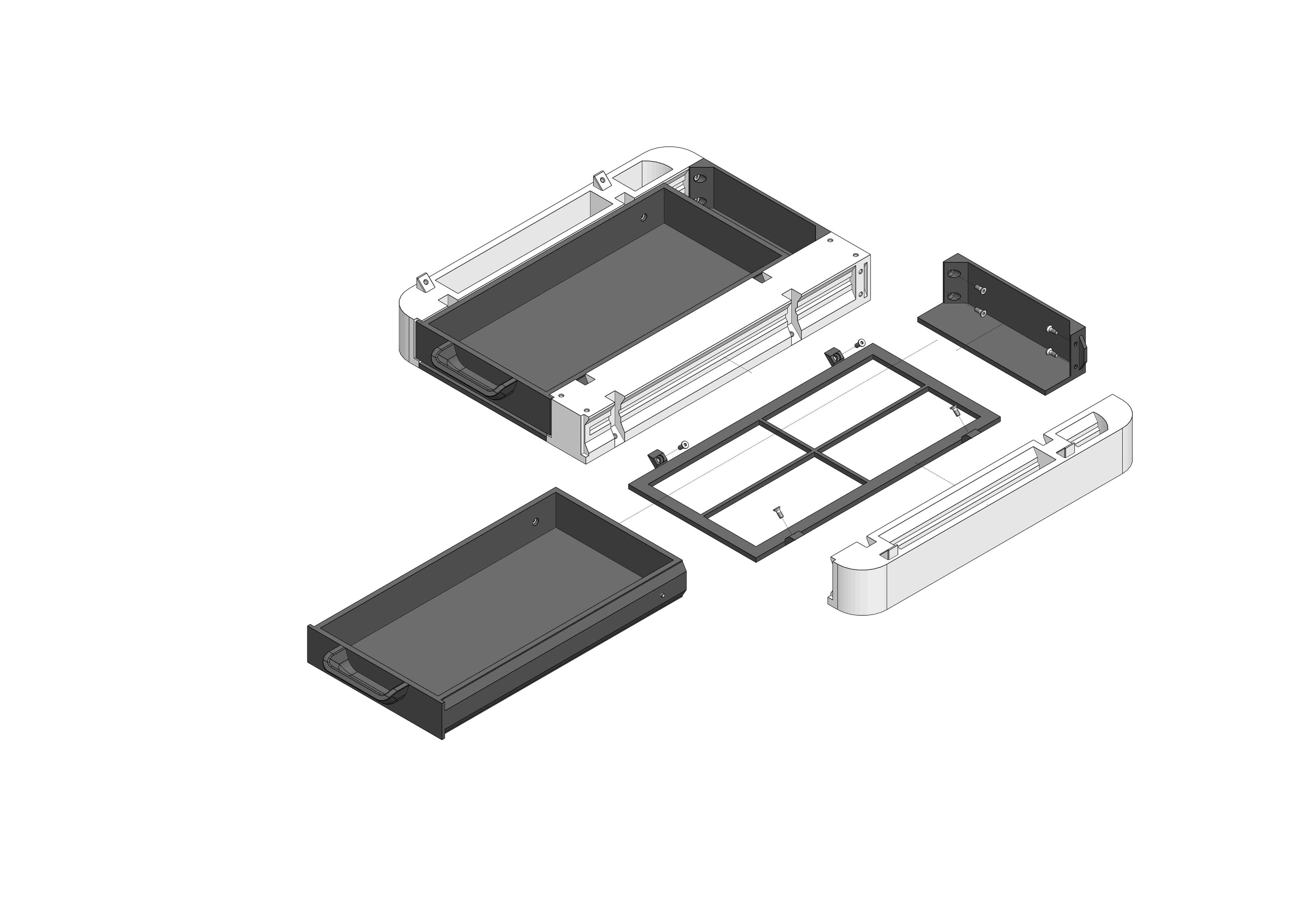 [BaBo duo] drawer modul 30  3d model