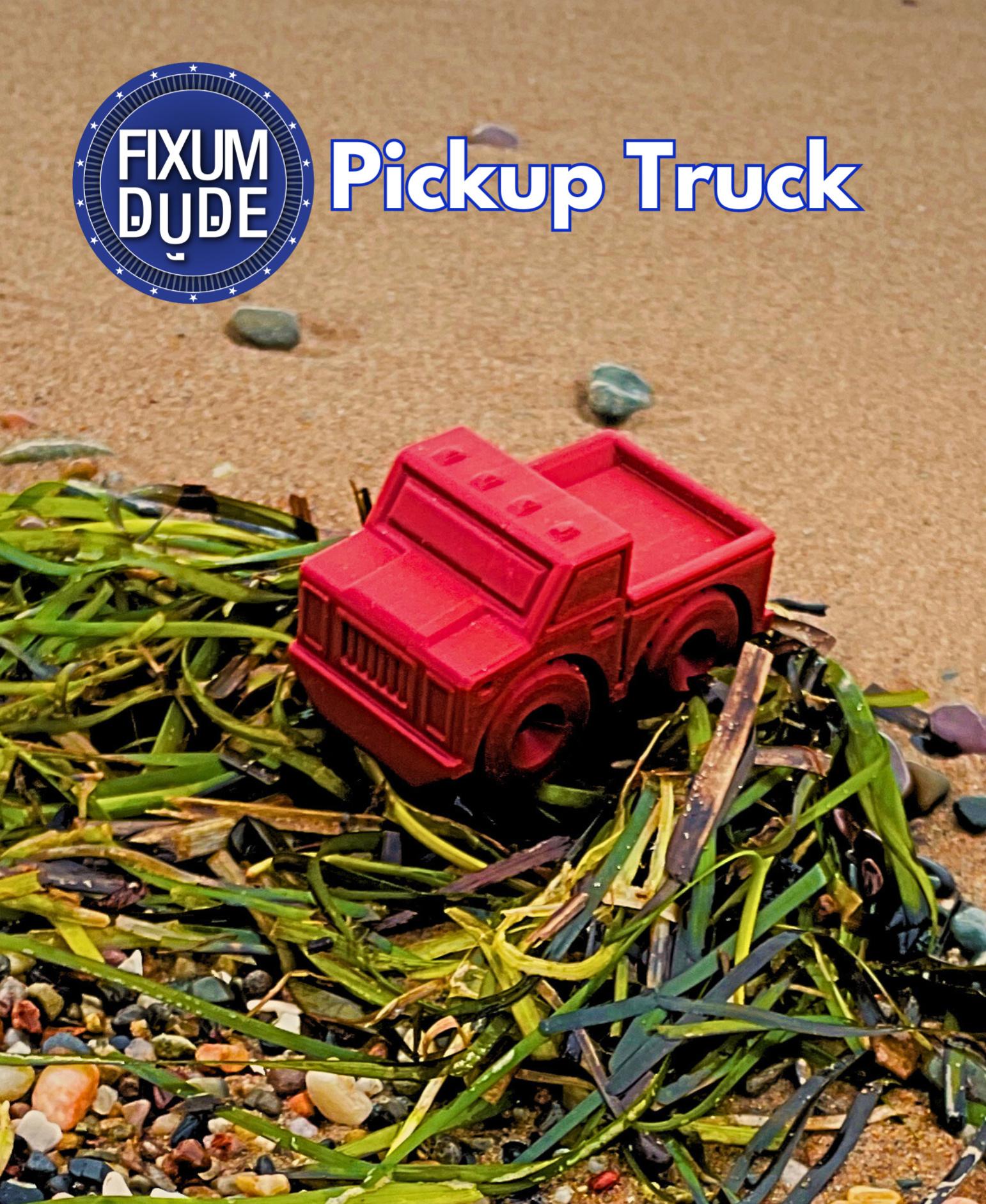 Fixum Dude Motors PiP Pickup Truck - Taken on the beach in Nova Scotia - 3d model