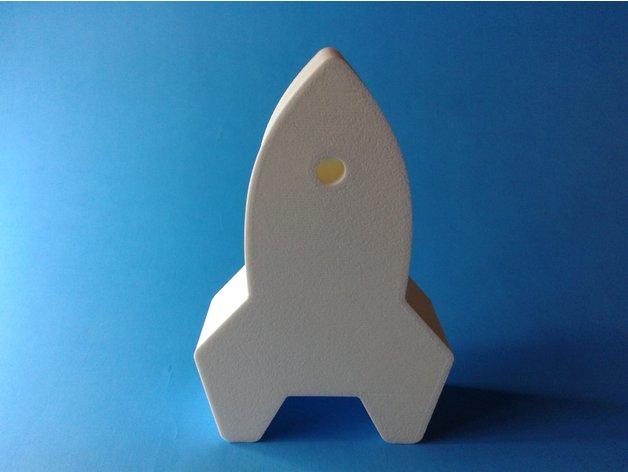 Rocket nestable box (v1) 3d model