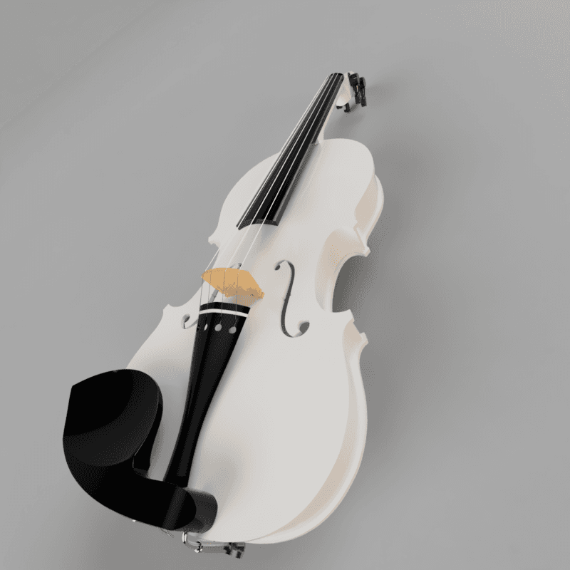 Violin 4/4 acoustic stradivarius type ready for CNC 3d model