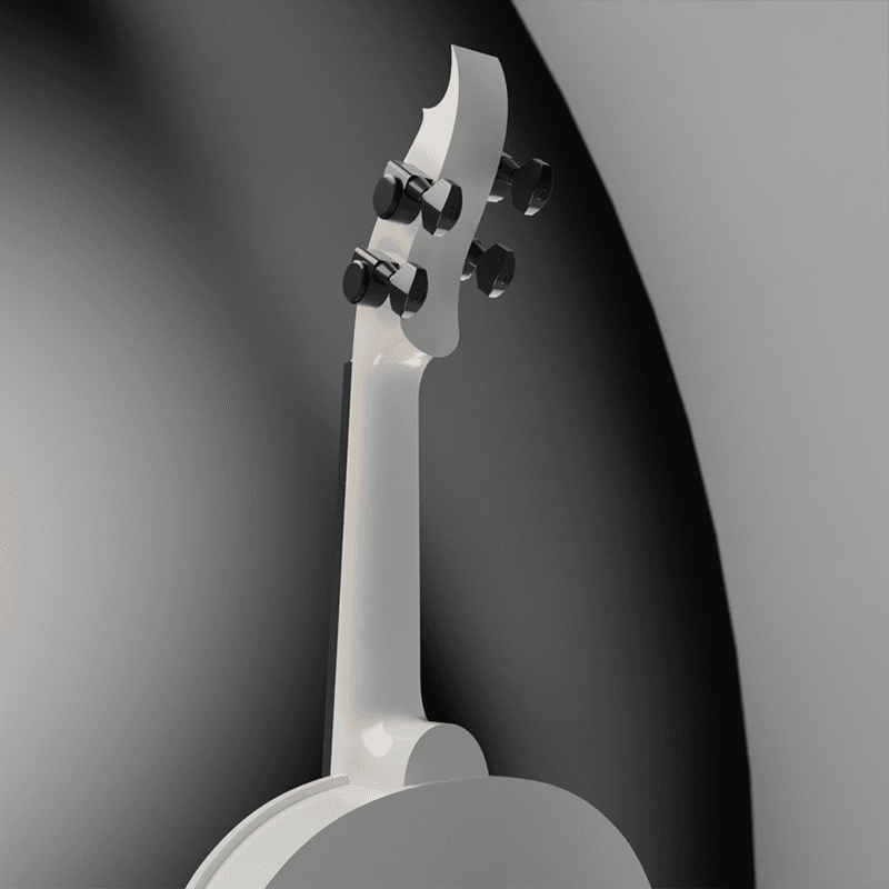 Violin 4/4 acoustic stradivarius type ready for CNC 3d model