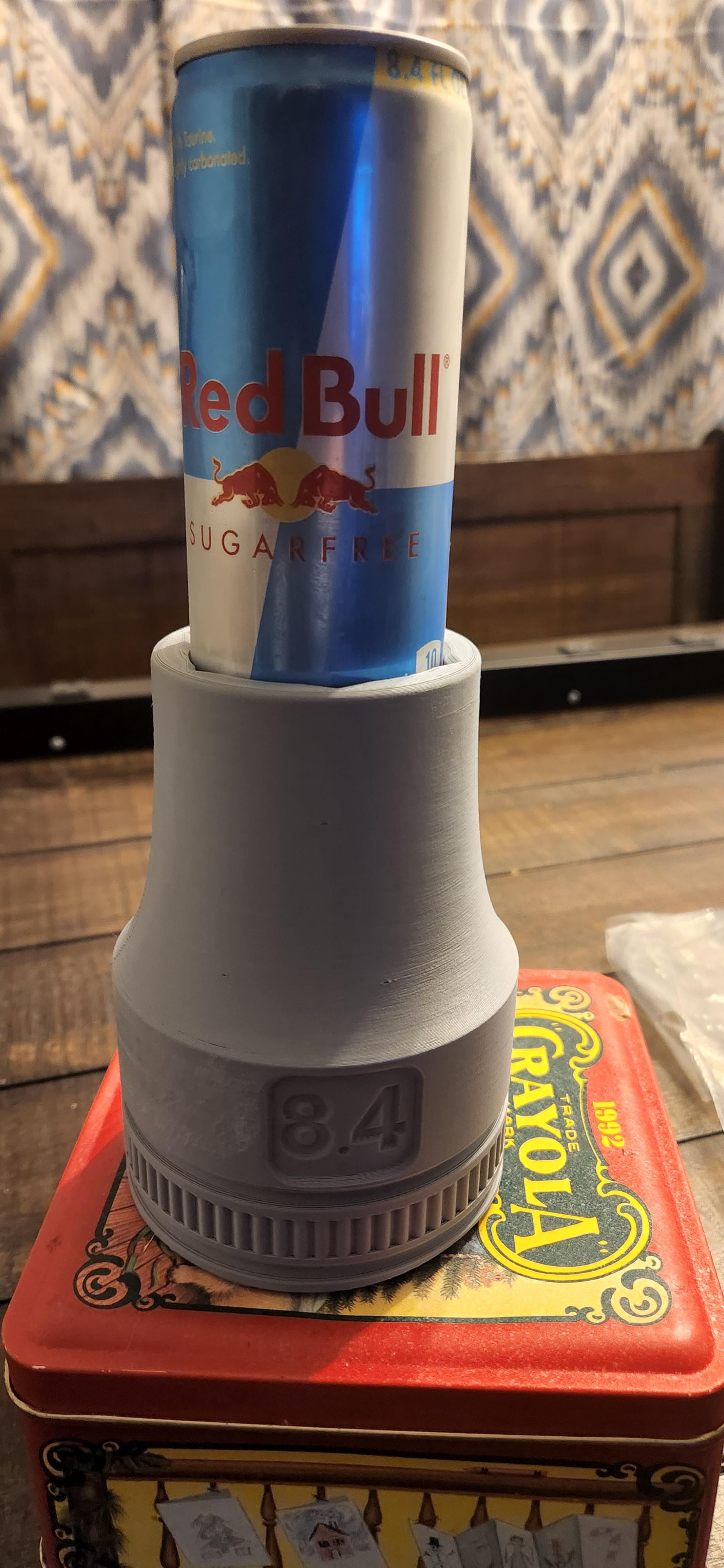 8.4mm Red Bull Socket Cup - 8.4oz Cans 3d model