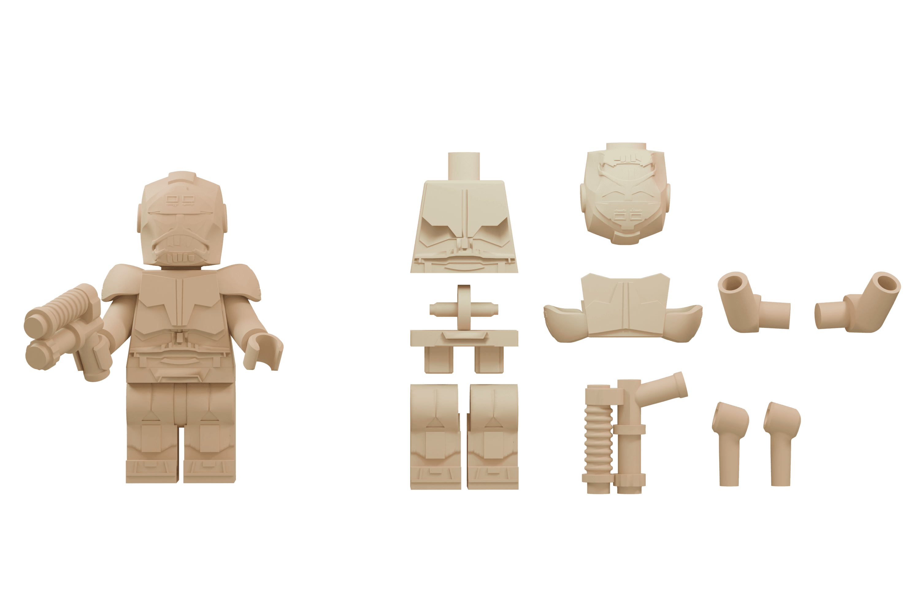 Lego Bad Batch Wrecker 3d model