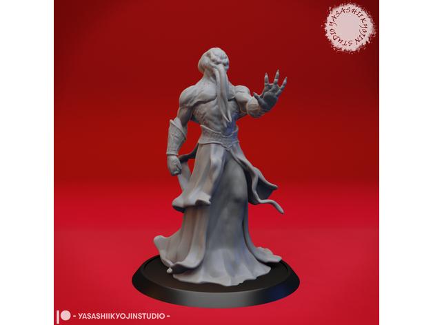 Mind Flayer / Illithid - Tabletop Miniature 3d model