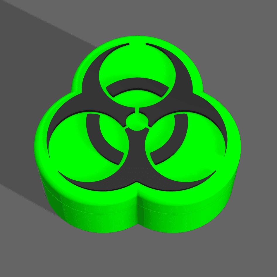 Biohazard Box 3d model