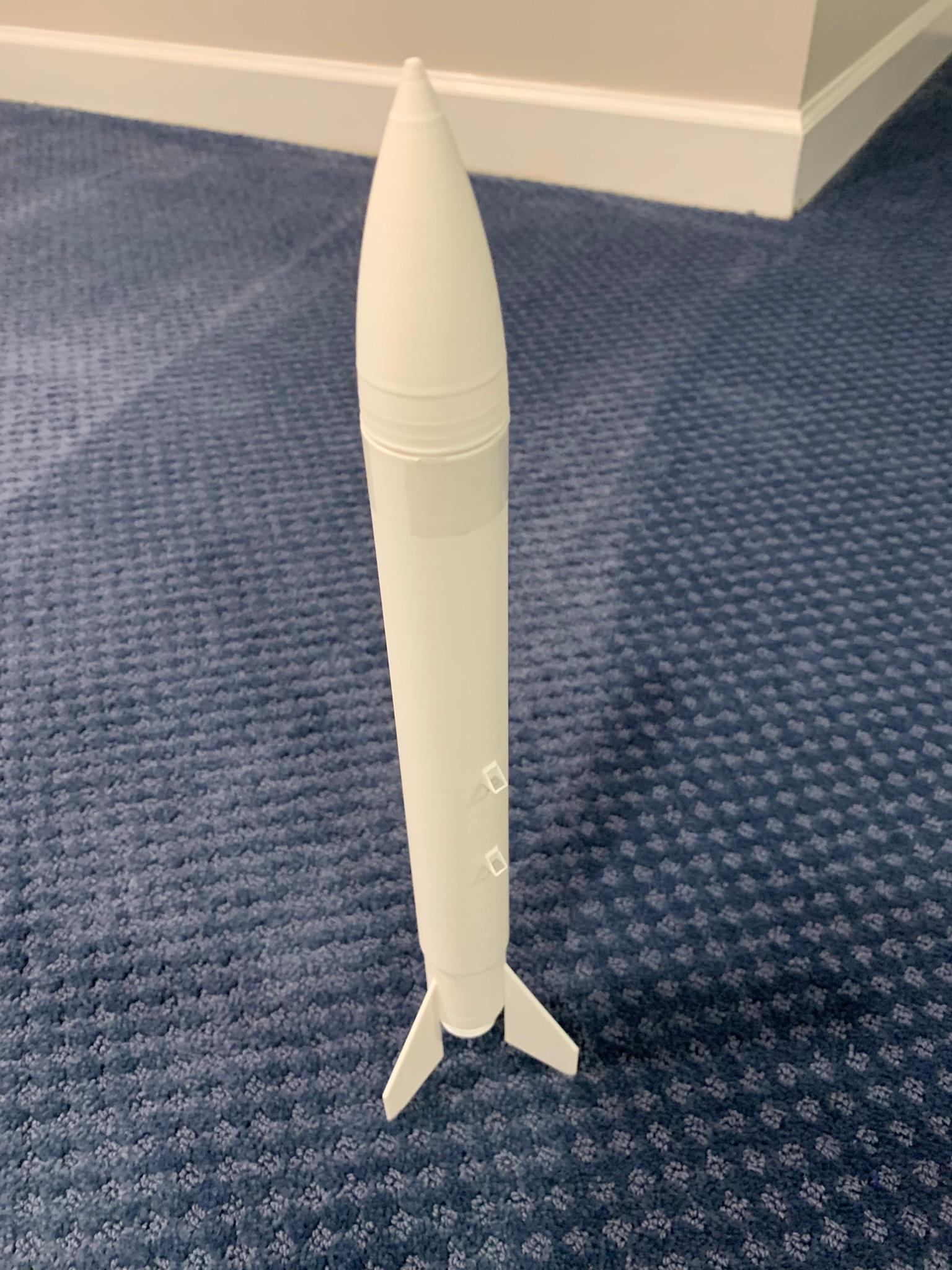 Fully Functional Model Rocket 3d model