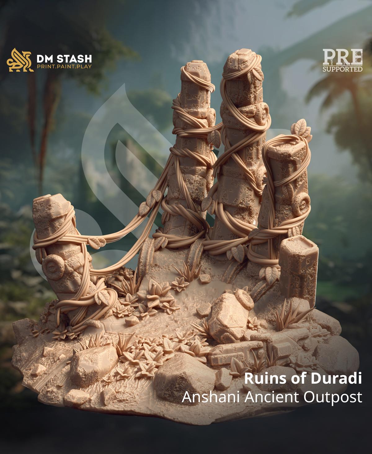 Ruins of Duradi 3d model
