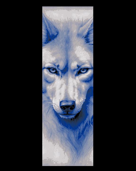 Portraits of the Majestic Wild Timber wolf - Set of 3 Bookmarks 3d model