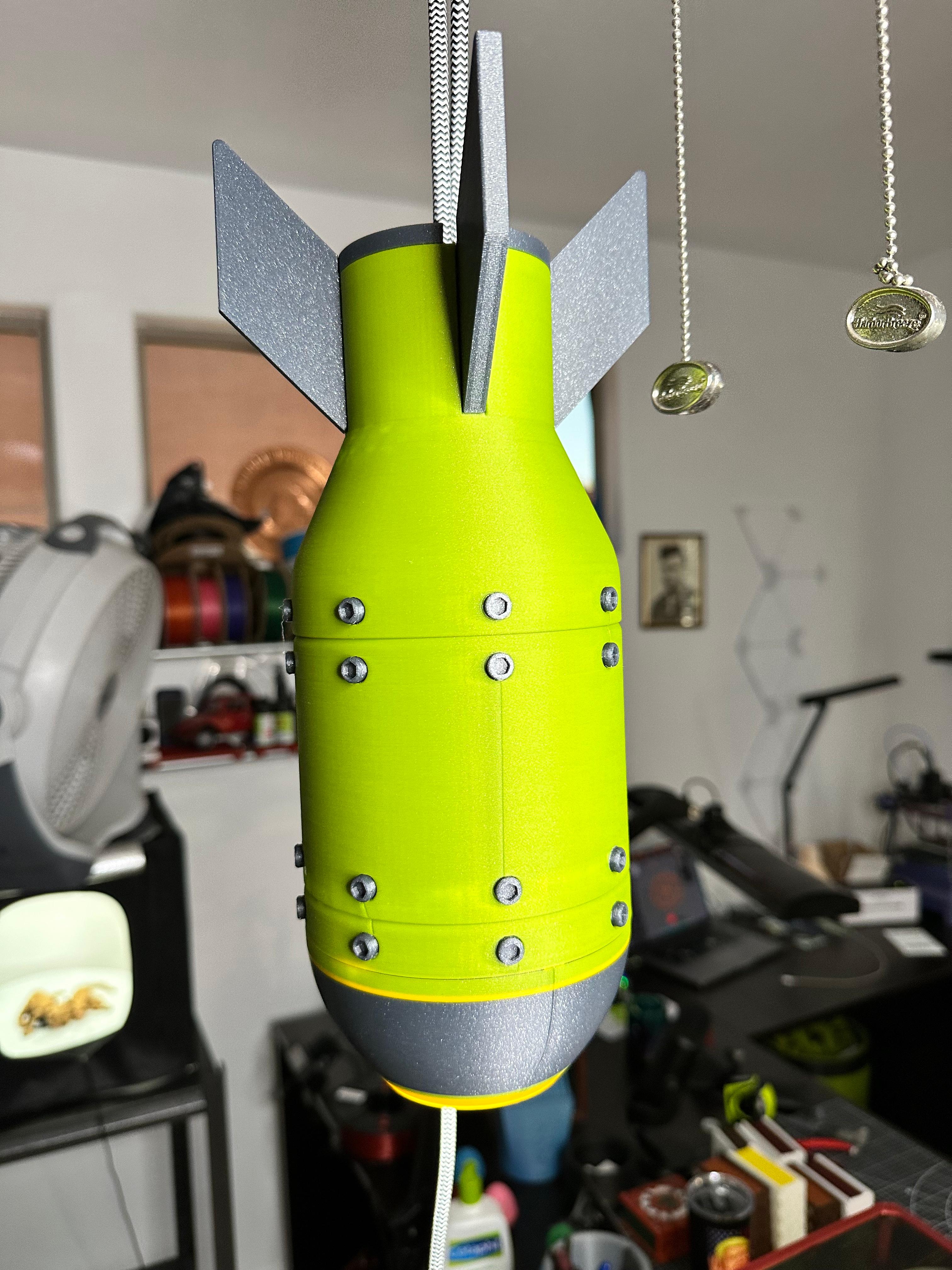 Da'Bomb Light Version 2 - A warhead that's a light too 3d model