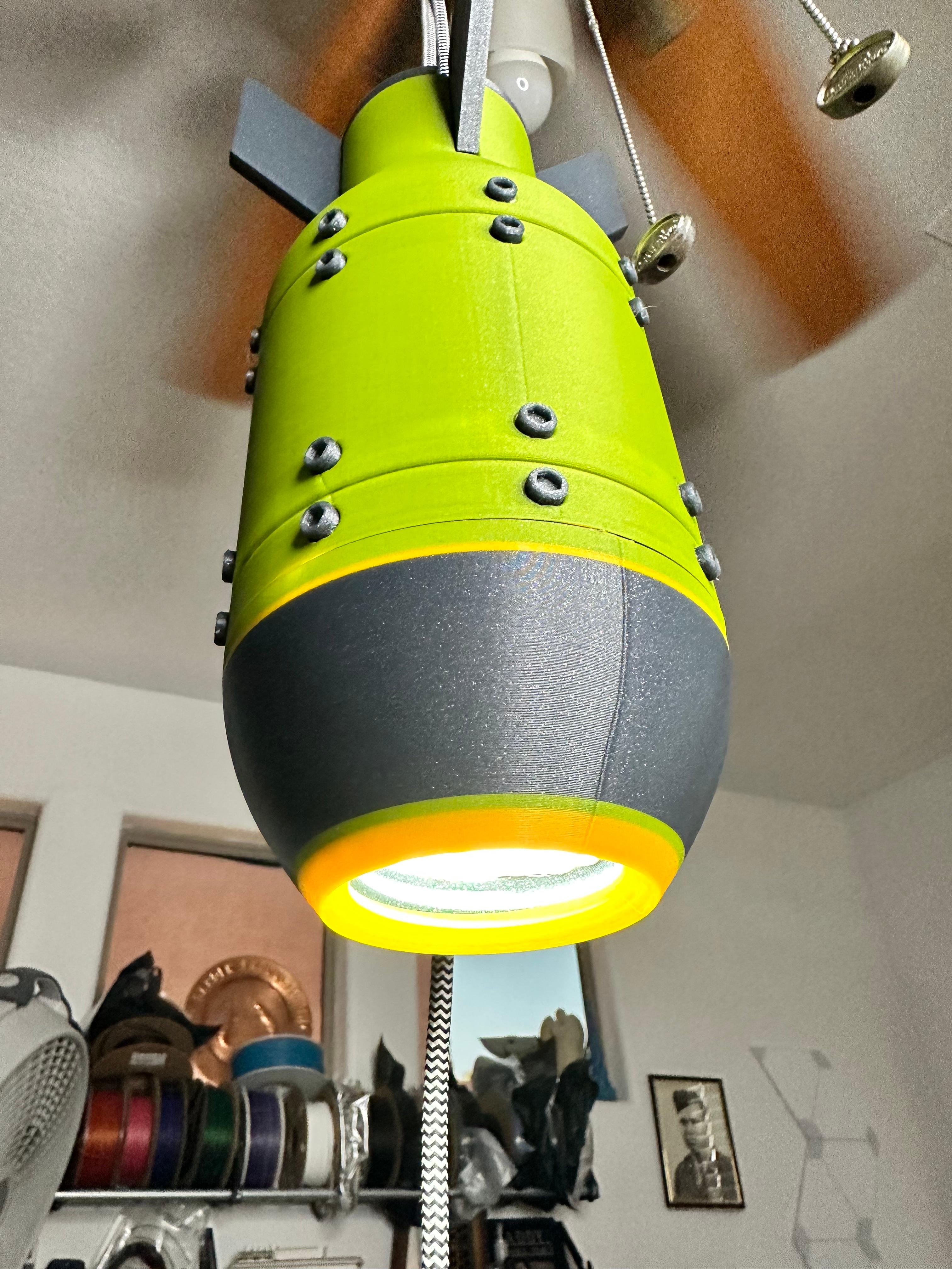 Da'Bomb Light Version 2 - A warhead that's a light too 3d model
