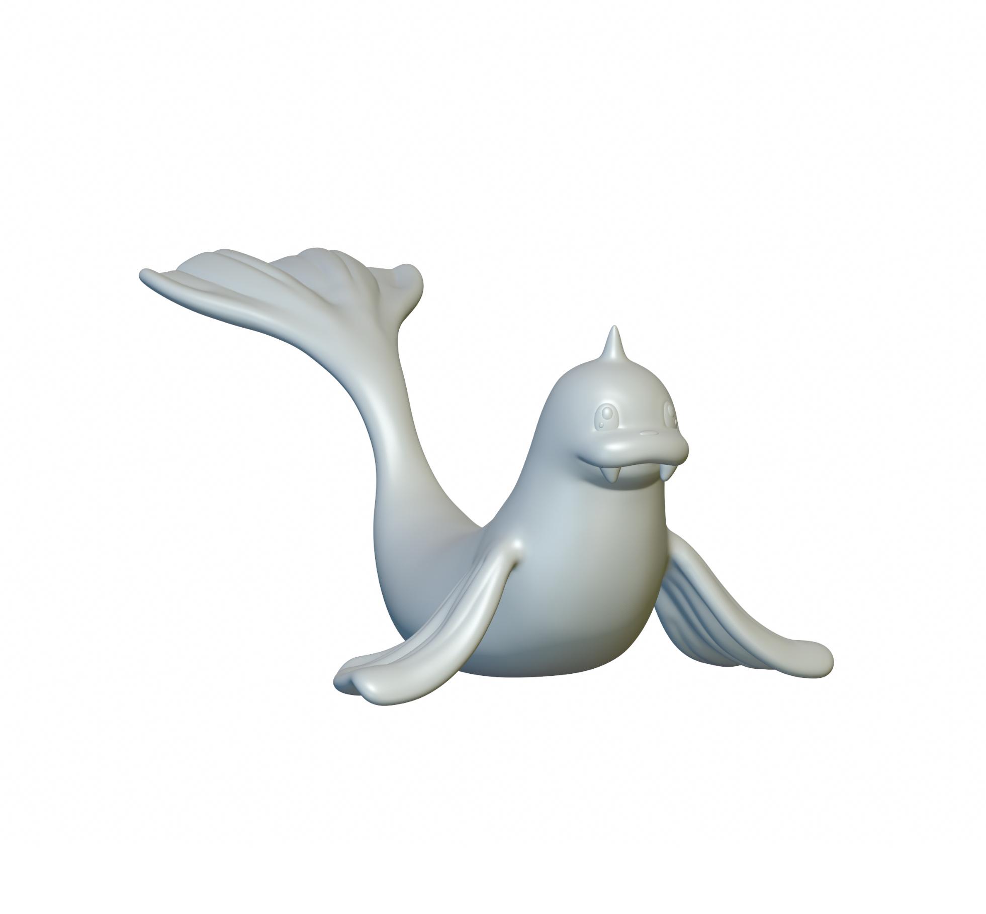 Pokemon Dewgong #87 - Optimized for 3D Printing 3d model