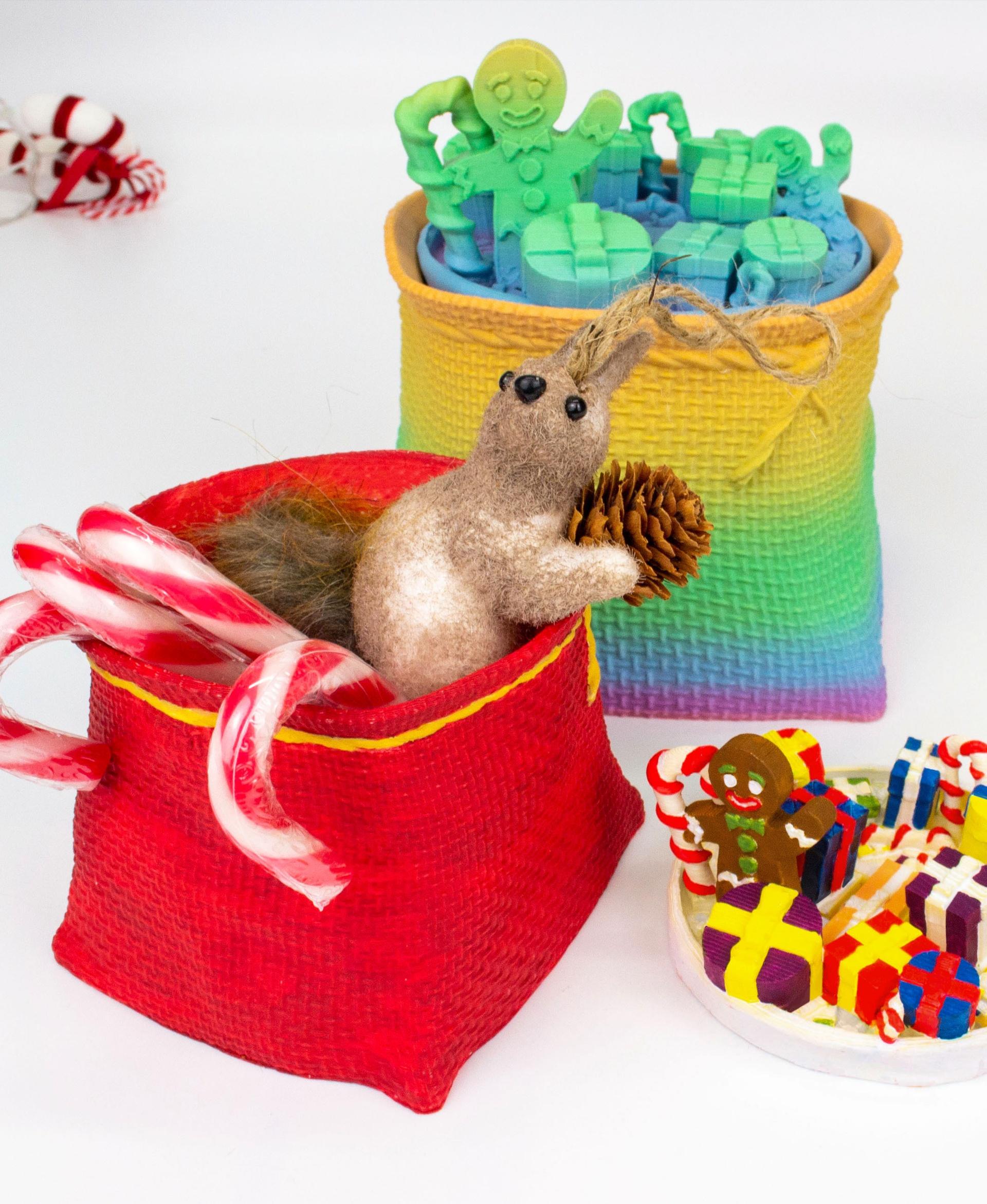 Santa Bag: Christmas Gift Box 3d model