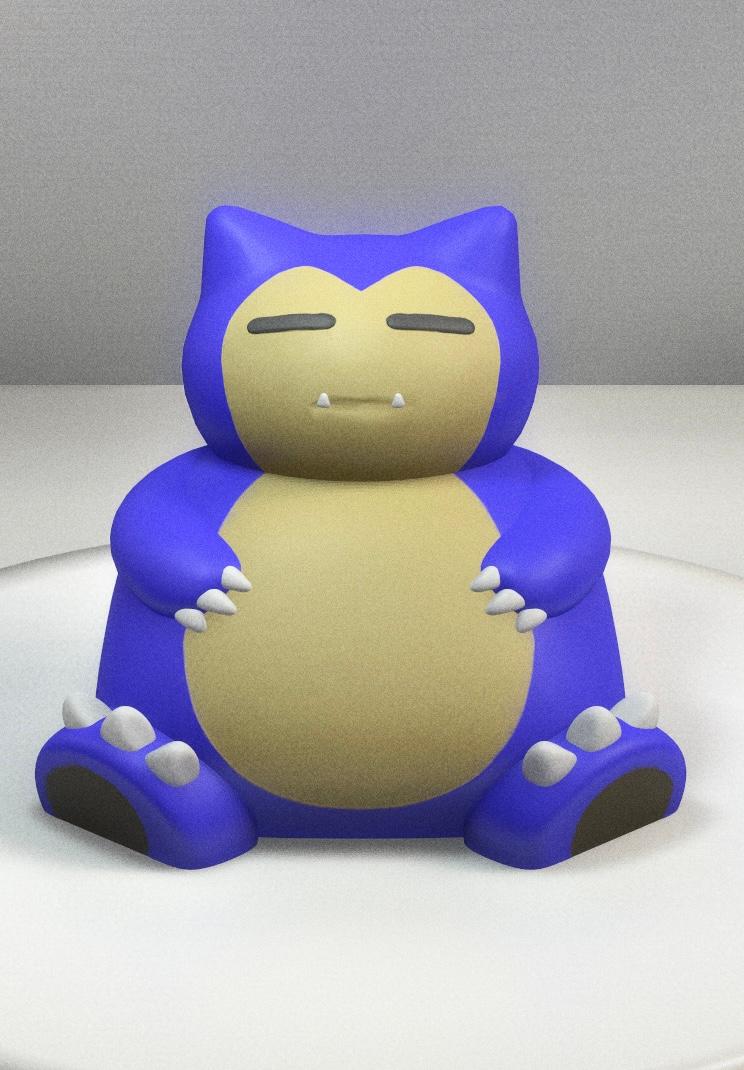 Snorlax - Pokemon - No Support 3d model