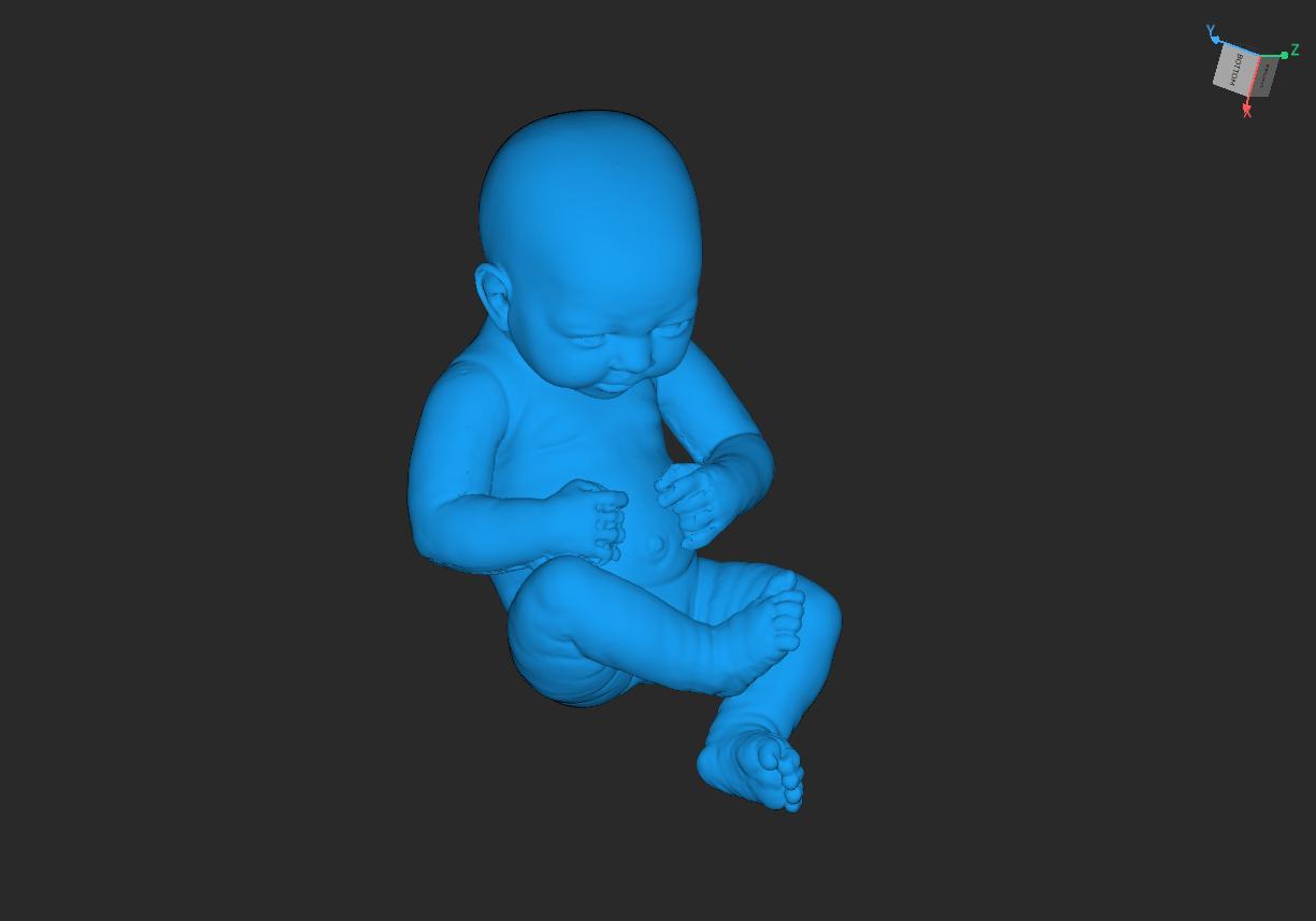 Realistic Baby Doll 3d model