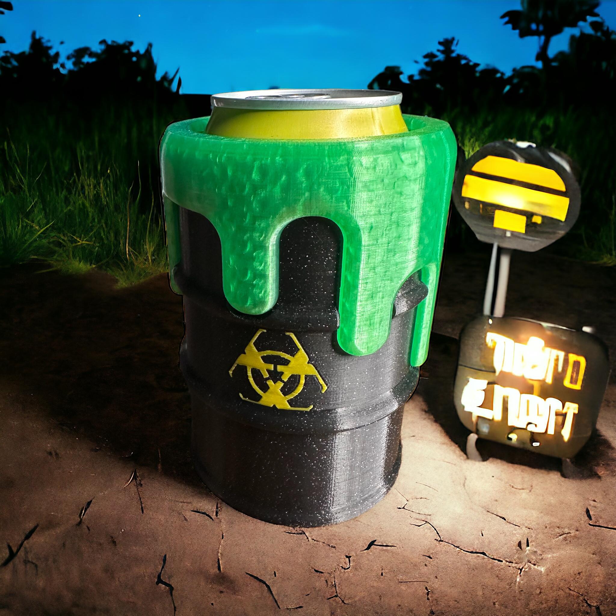 Toxic Waste Can Cup, Nuclear Waste 3d model