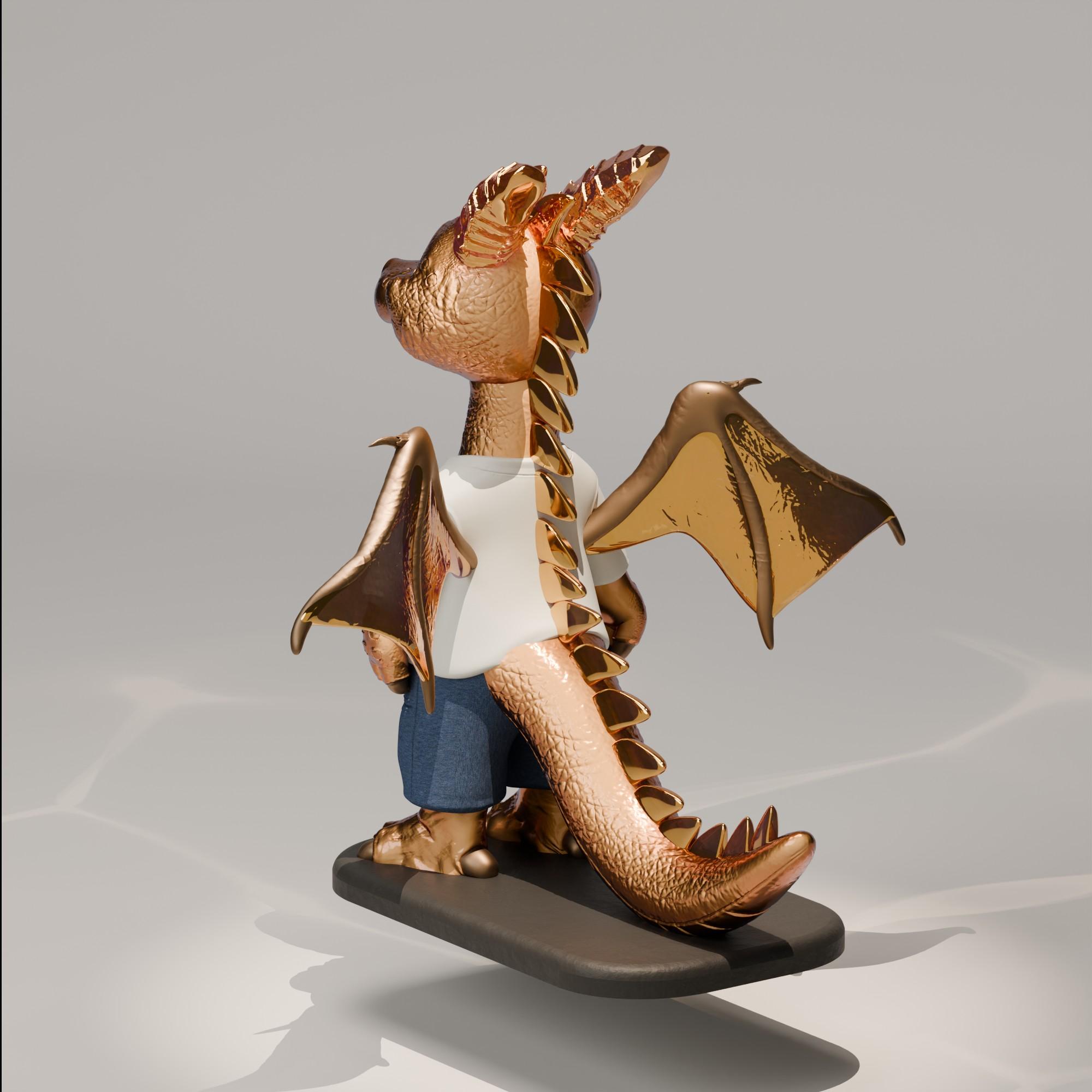Cute Dragon - Baby Dragon 3d model