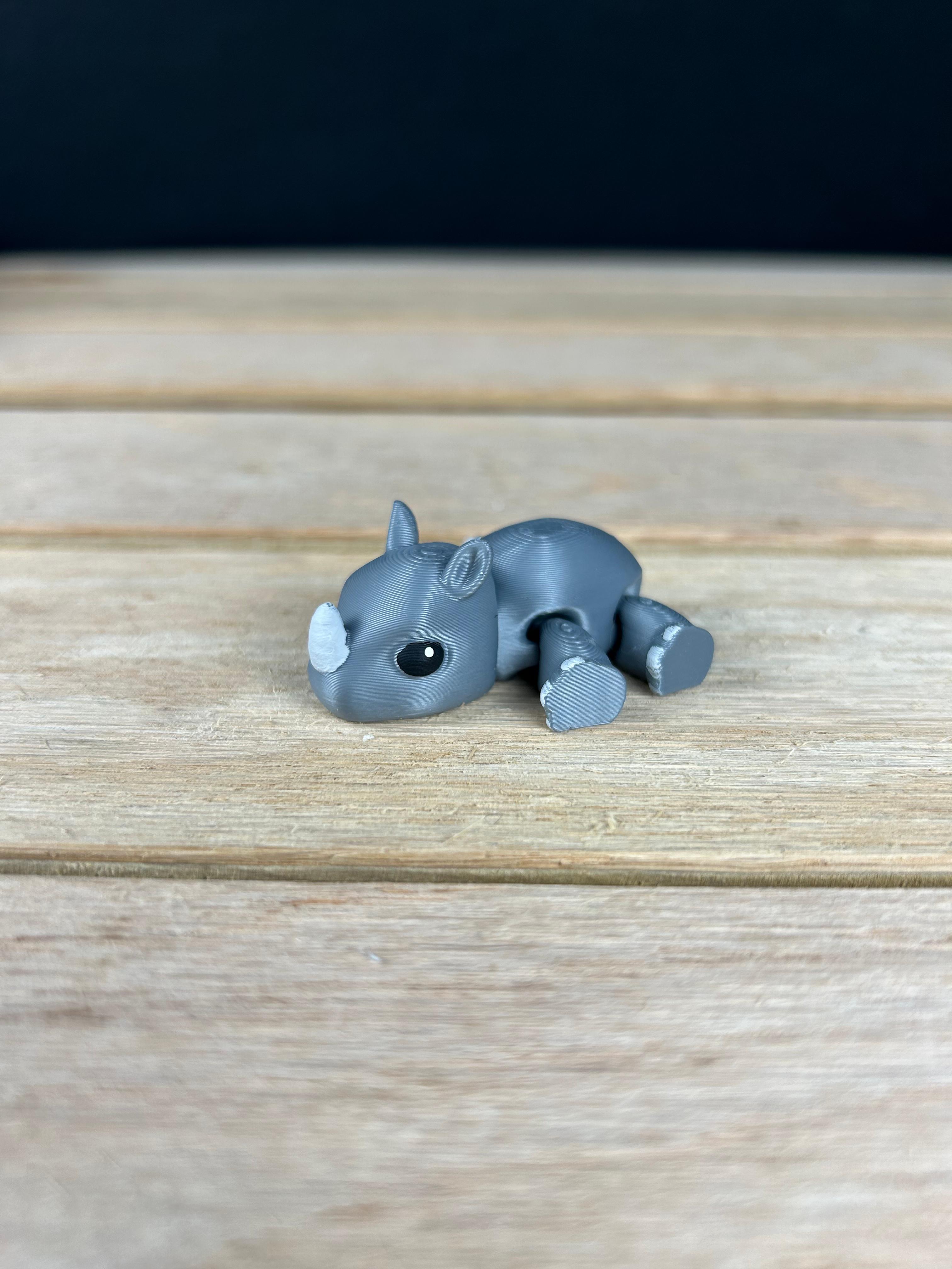 Chibi Rhino Fidget 3d model