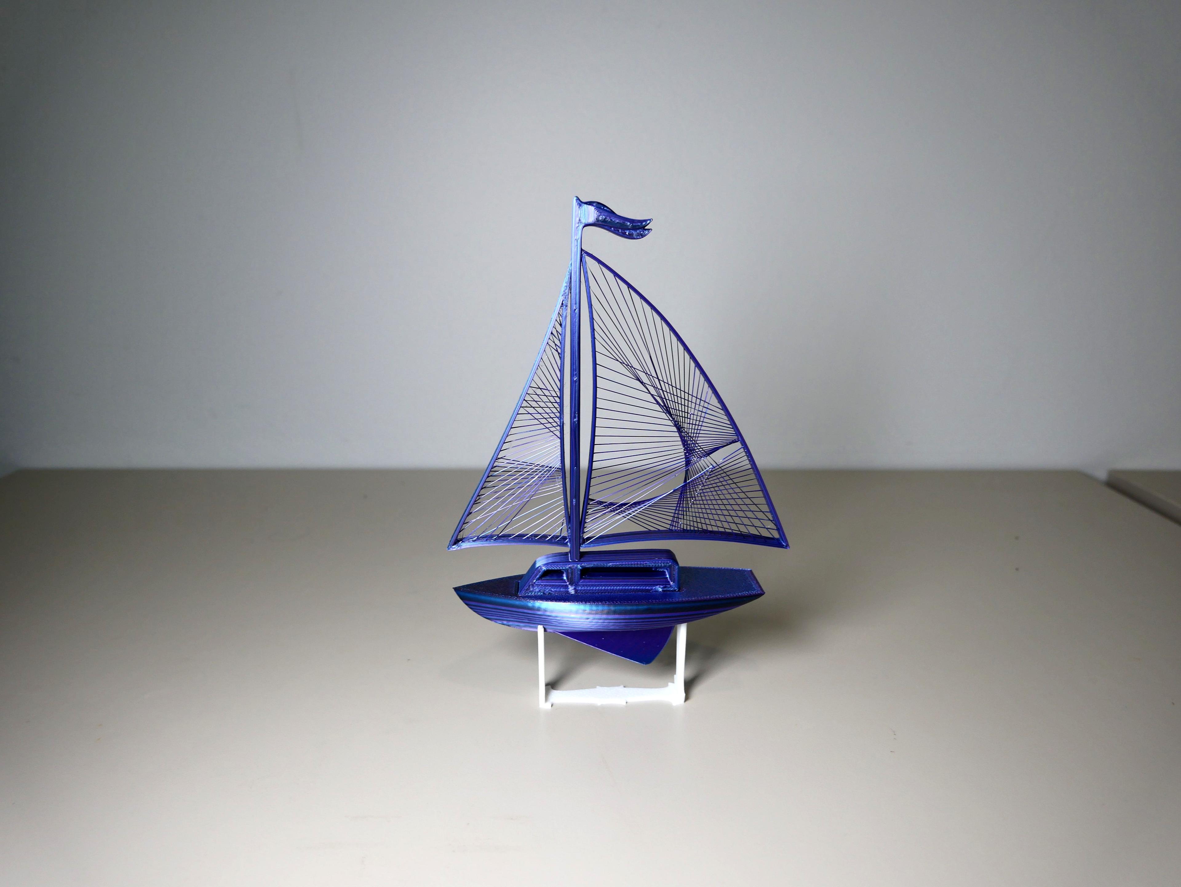 String Sailboat 3d model