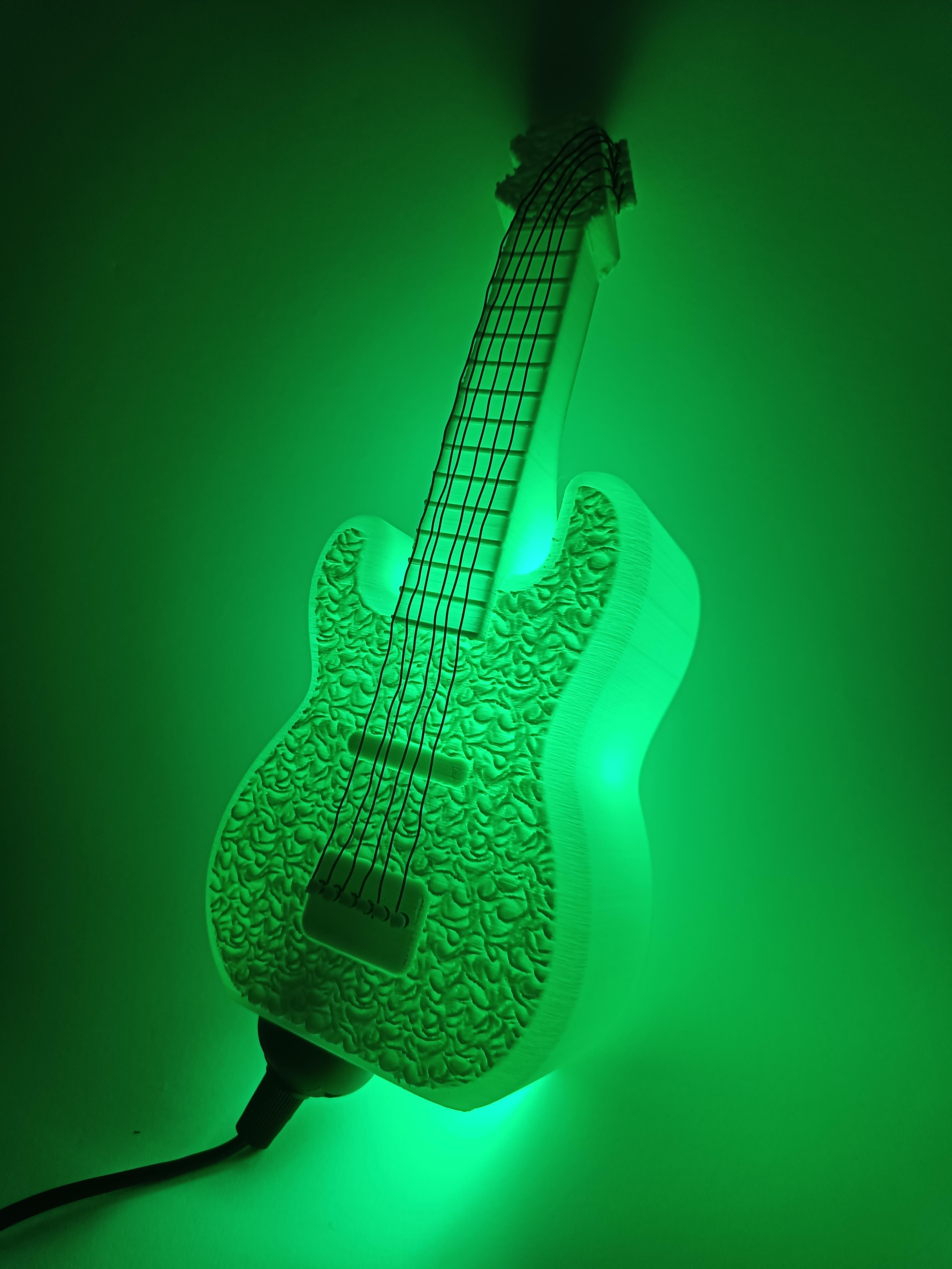 Guitar Lamp 3d model