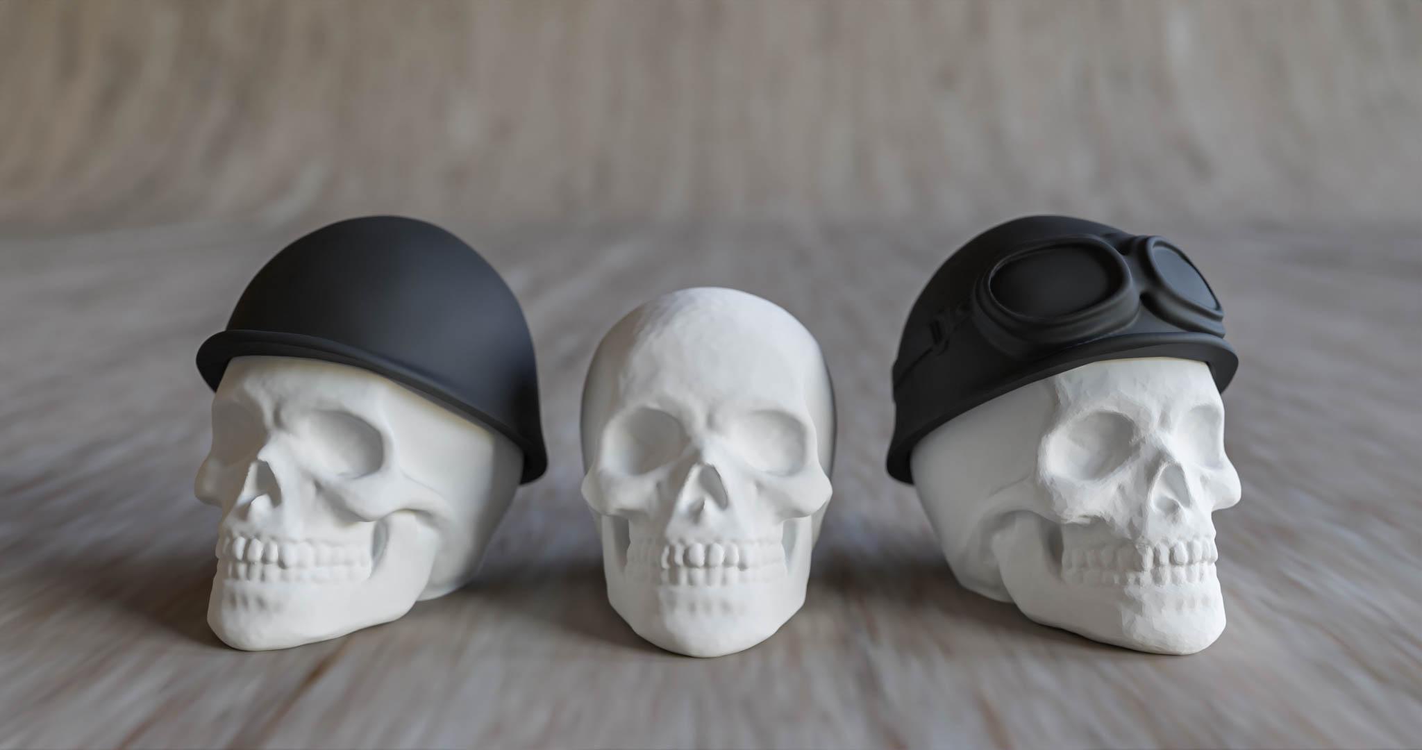 Skull Keychain - 3D FilaPrint