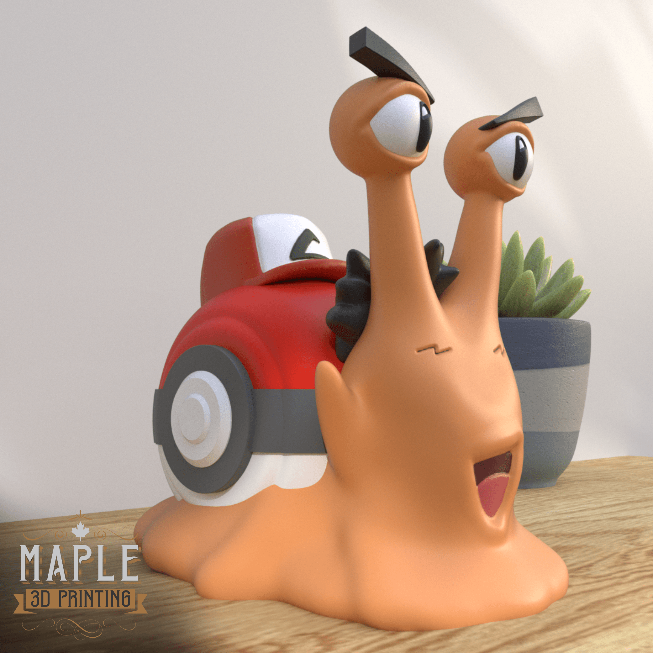 Transponder Snail - Ash - One Piece - Pokemon 3d model