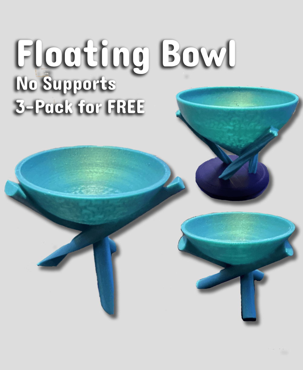 Floating Bowl Set 3d model