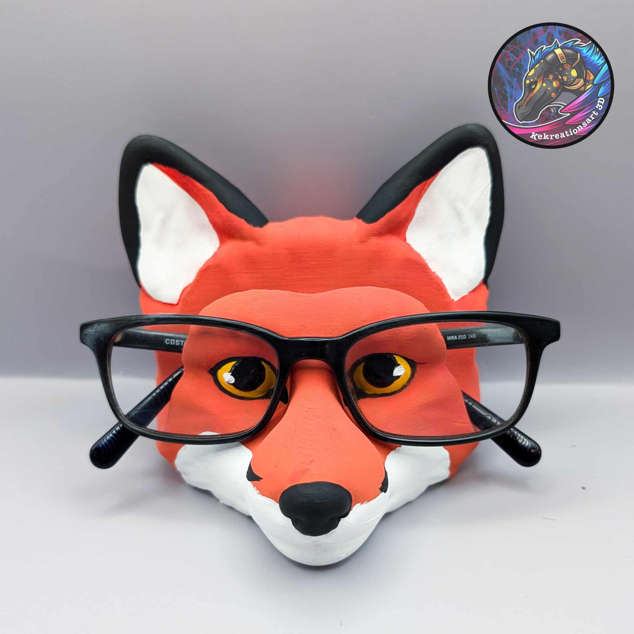 Fox Eyeglasses Holder 3d model