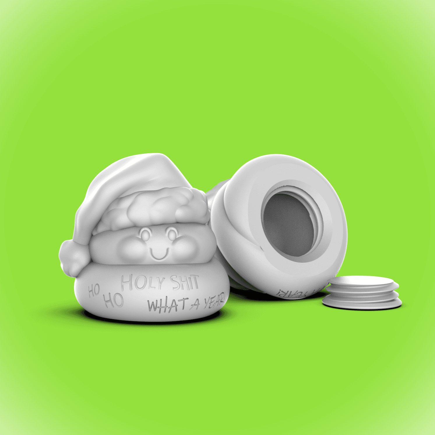 Holy 'Poop' Container/Ornament 3d model