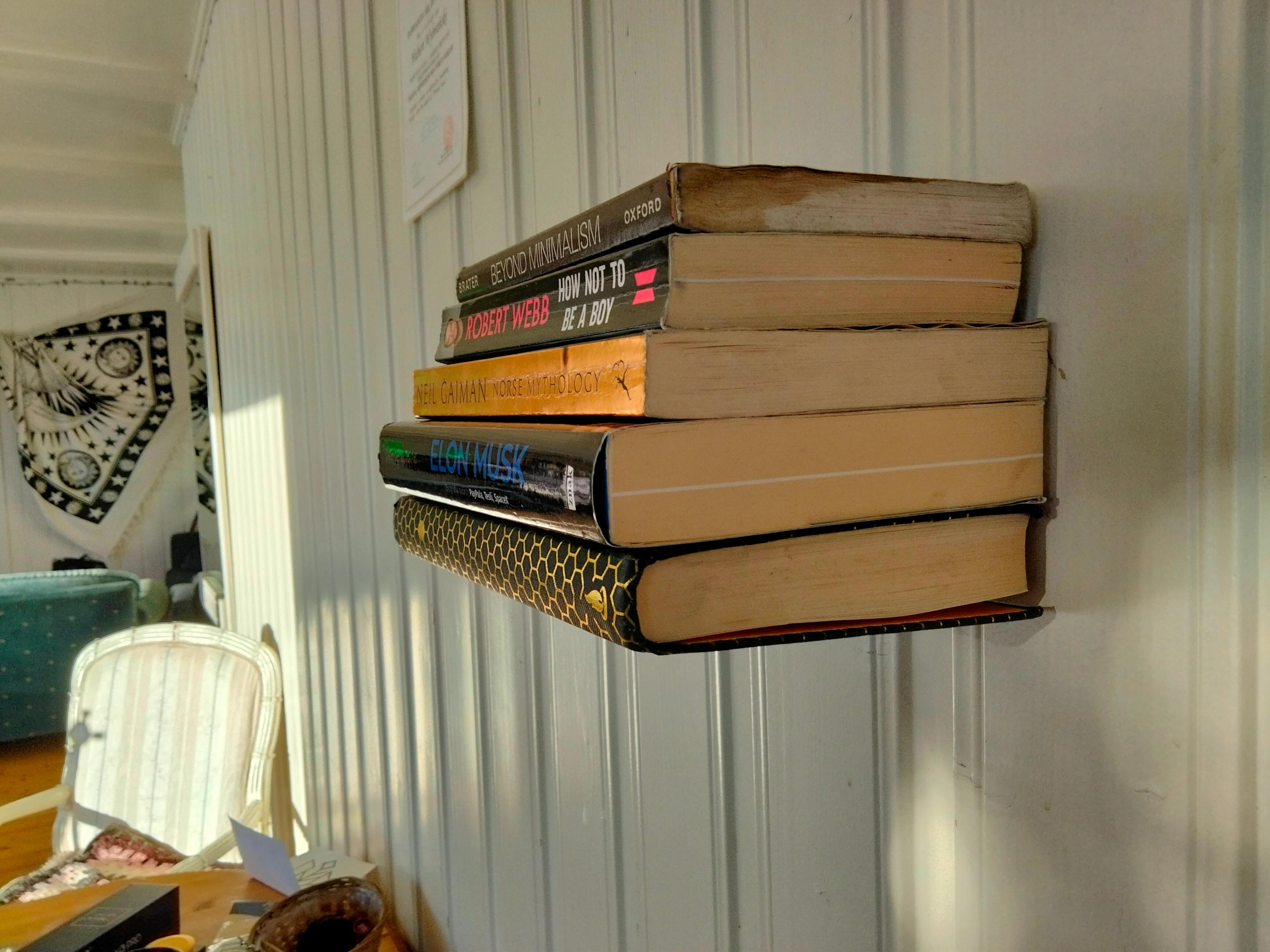 Floating Book Shelf Illusion 3d model