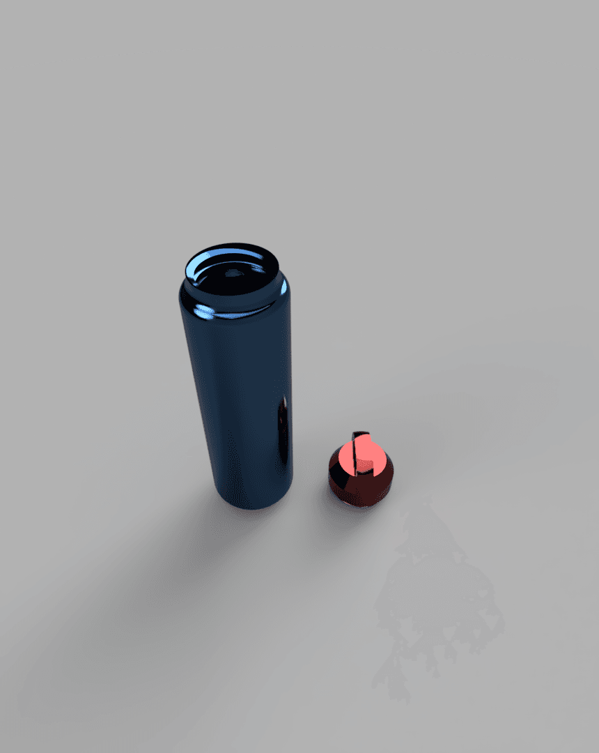 "YETI" 26 oz Water Bottle Keychain 3d model