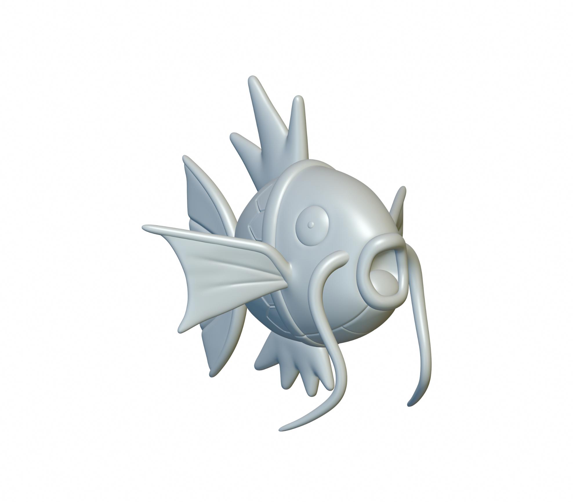Pokemon Magikarp #129 - Optimized for 3D Printing 3d model