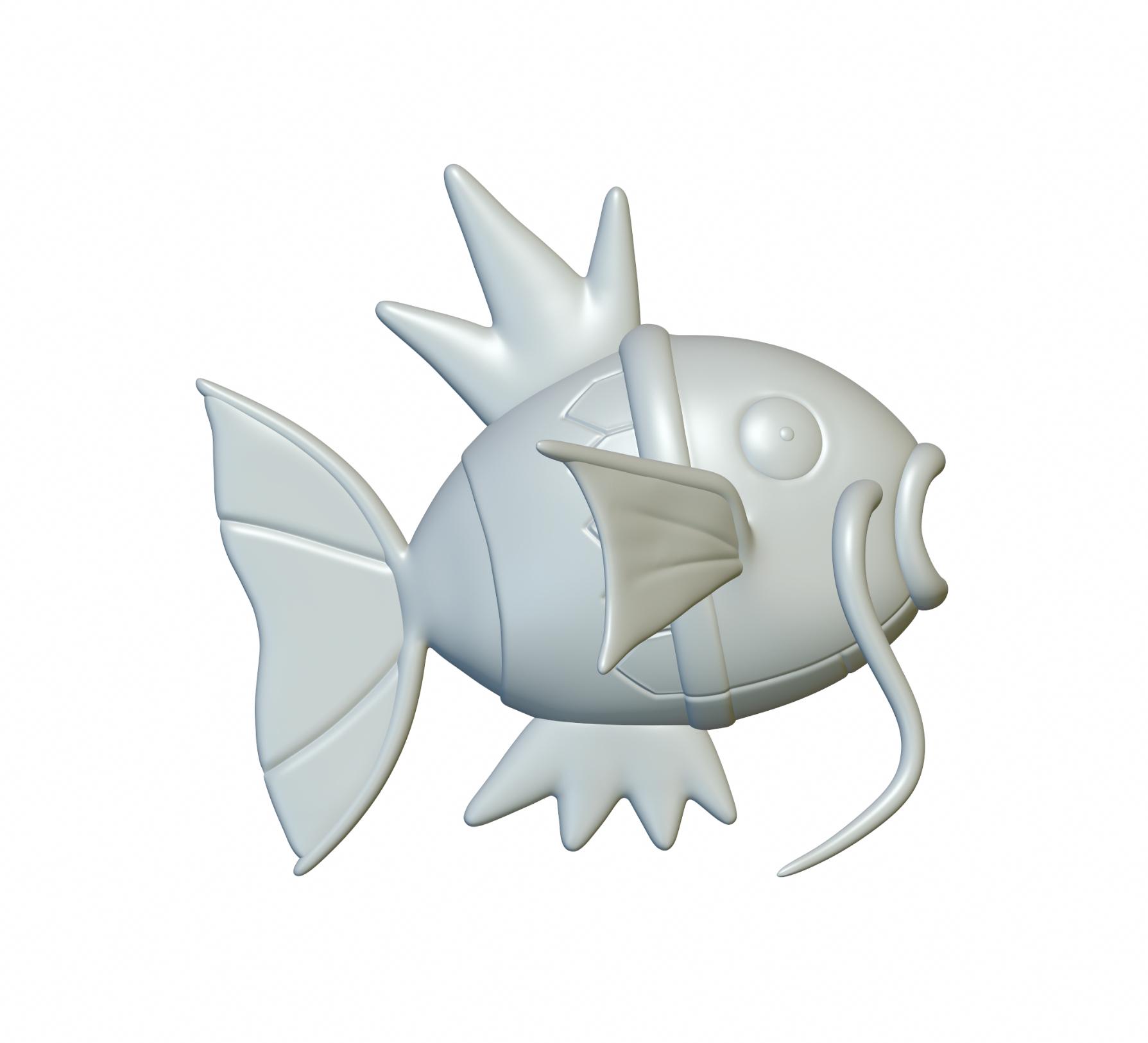 Pokemon Magikarp #129 - Optimized for 3D Printing 3d model