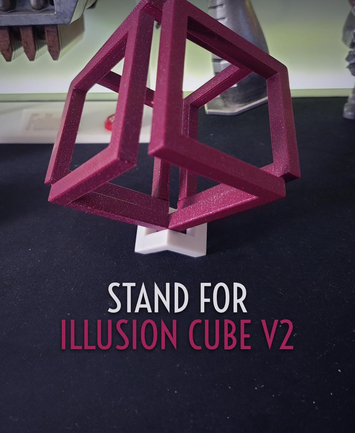 Stand for Illusion Cube V2 3d model