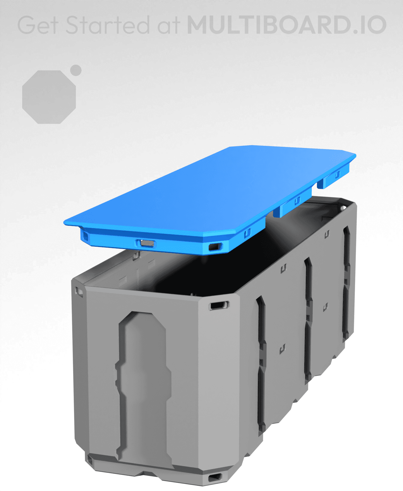 3x1 - Universal Drop-In Lid 3d model