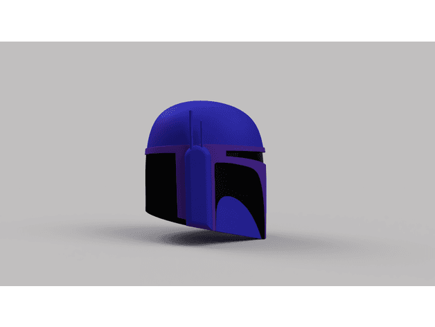 Custom OT Mandalorian Helmet 3d model