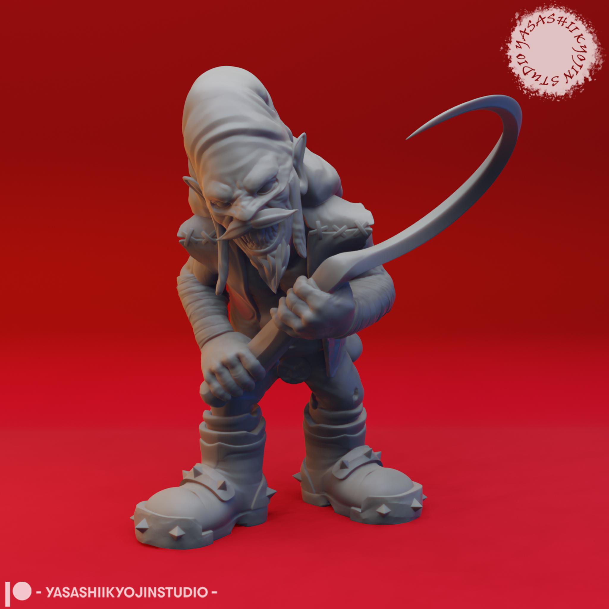 Redcap - Tabletop Miniature (Pre-Supported) 3d model