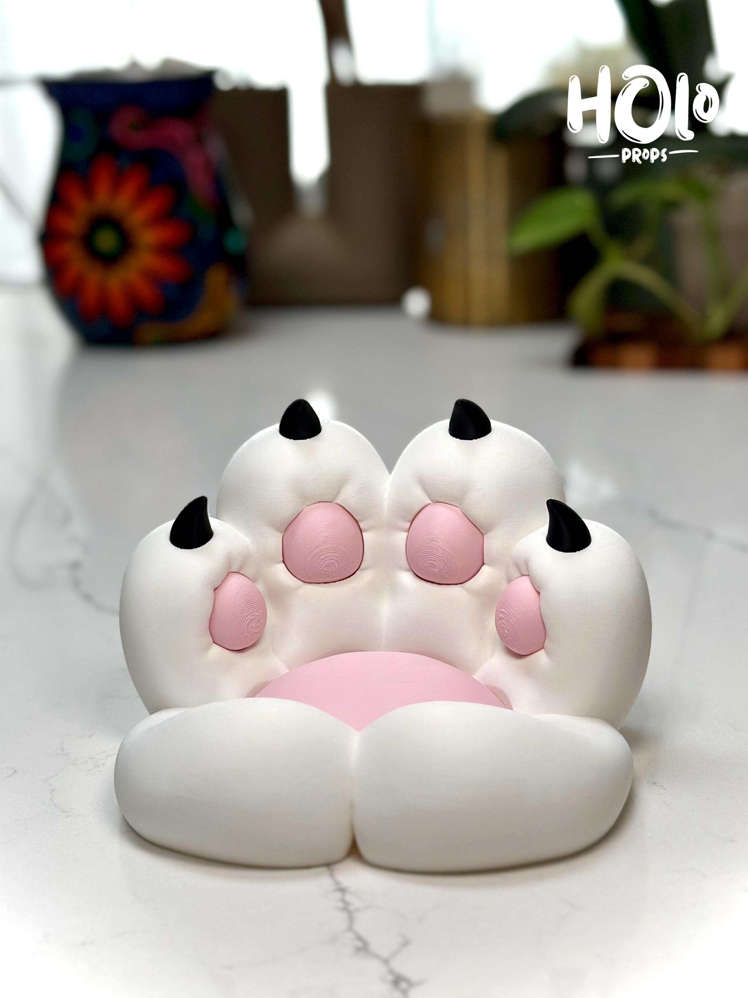 Kawaii Cat Paw Tray 3d model