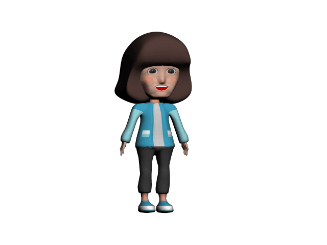 cartoon  Girls.stl 3d model