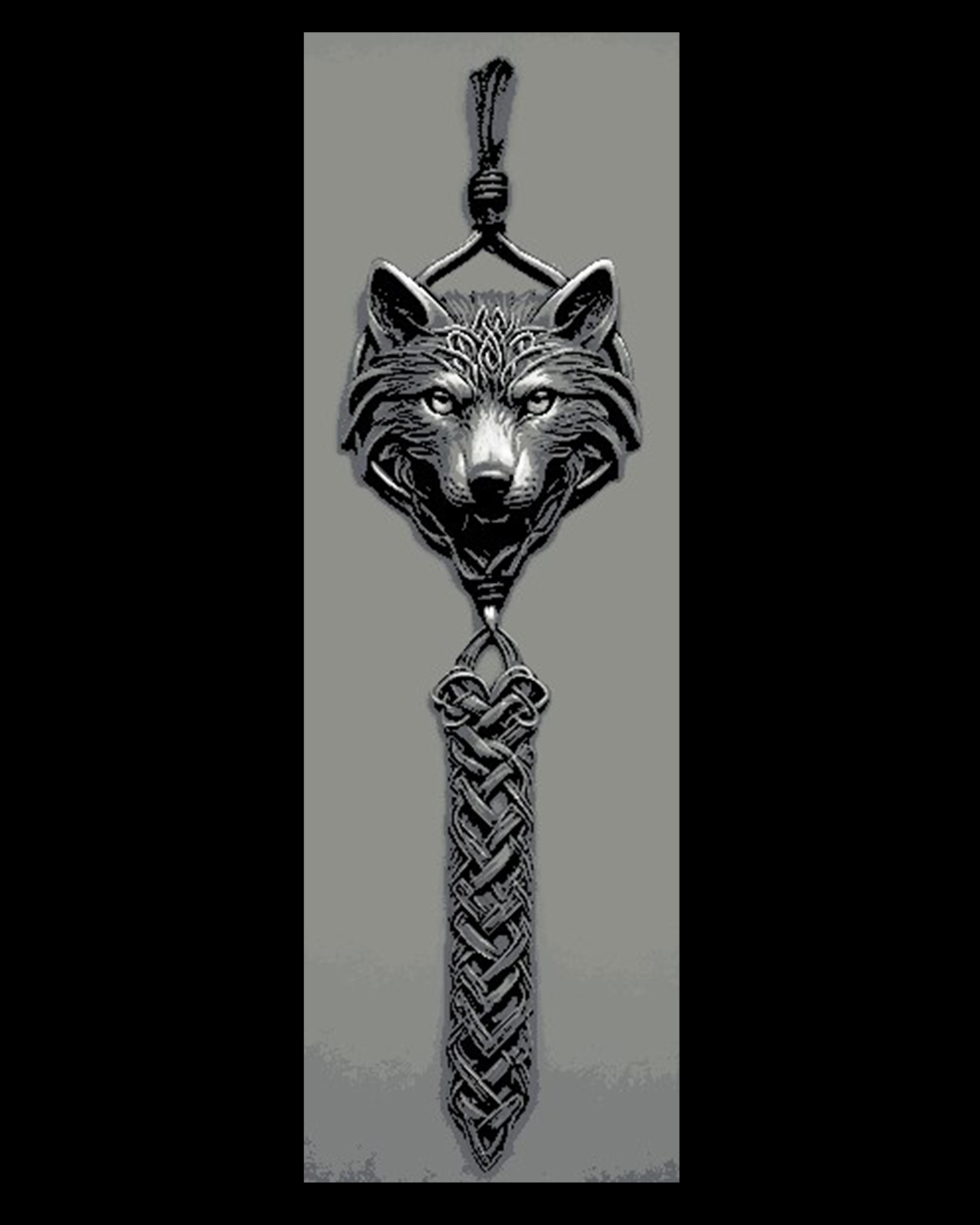 Celtic Knotwork Designs centered on the Wolf - Set of 3 Bookmarks 3d model