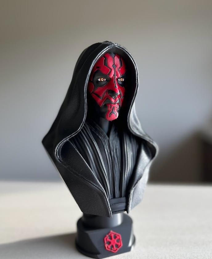 Hooded Darth Maul (Pre-Supported) 3d model