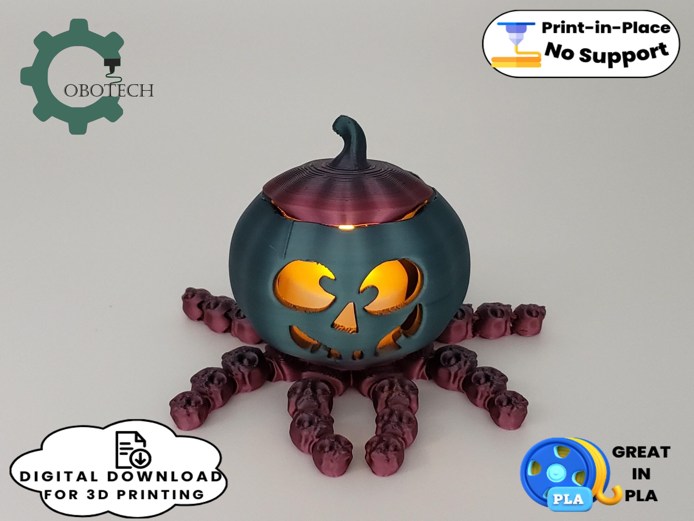 Cobotech Articulated Pumpkin Octopus 3d model
