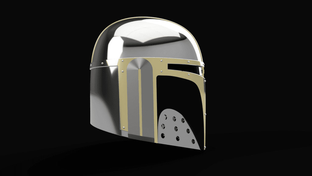 Mando Helmet "The Paladin" 3d model