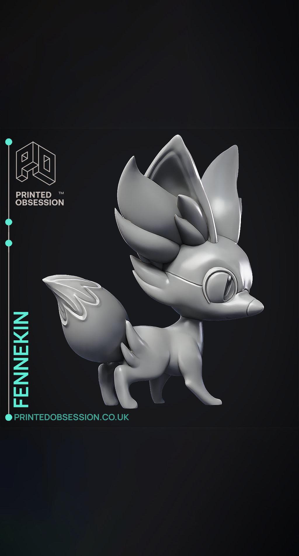 Fennekin - Pokemon - Fan Art 3d model