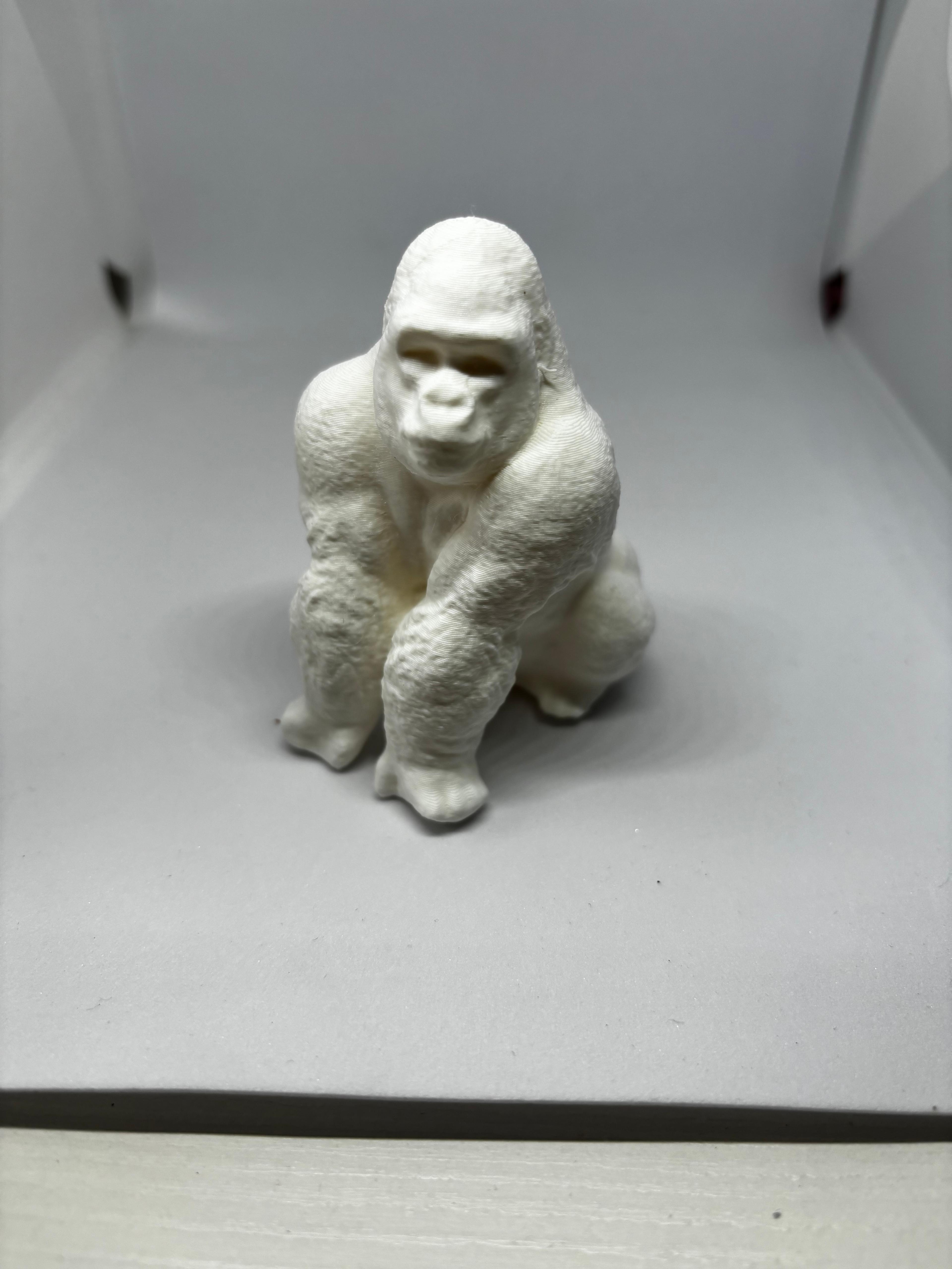 Harambe gorilla sculpture 3d model