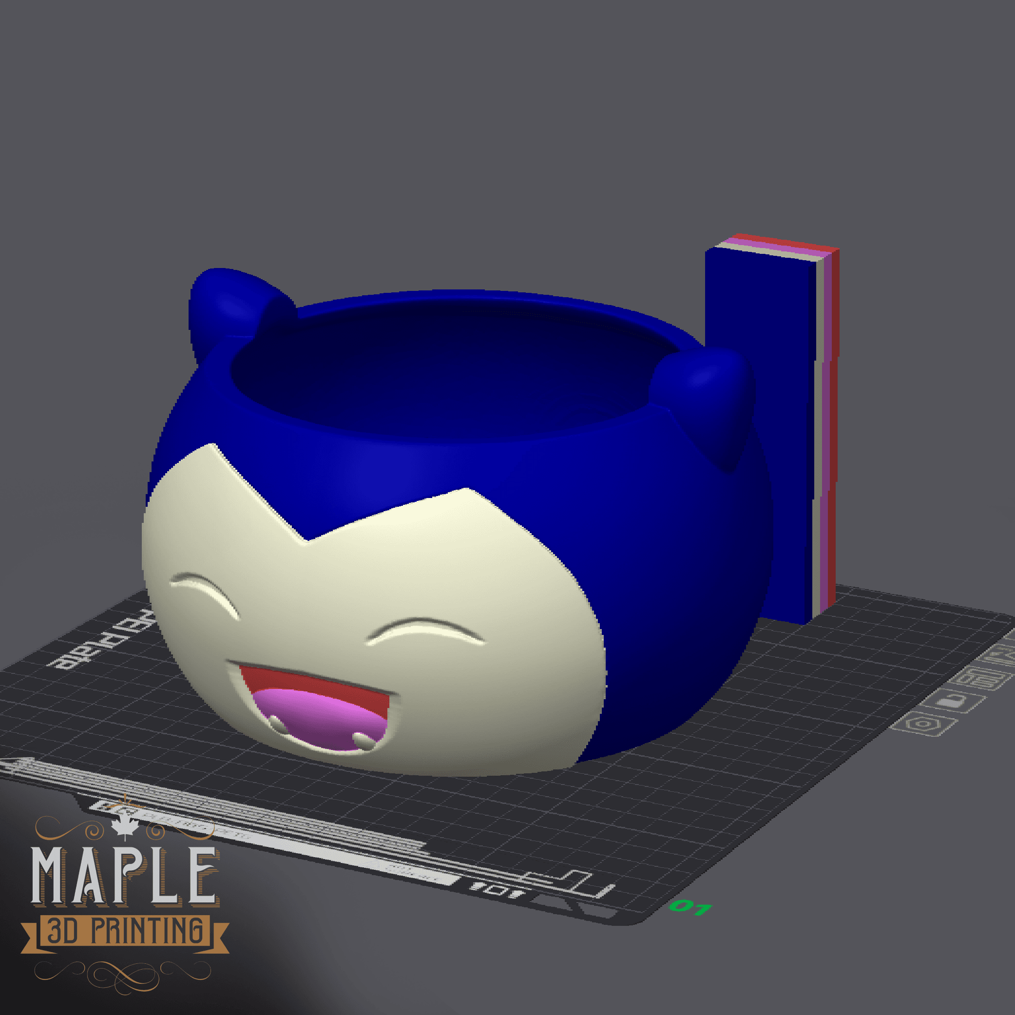 Snorlax Candy Bowl - Halloween - Pokemon 3d model