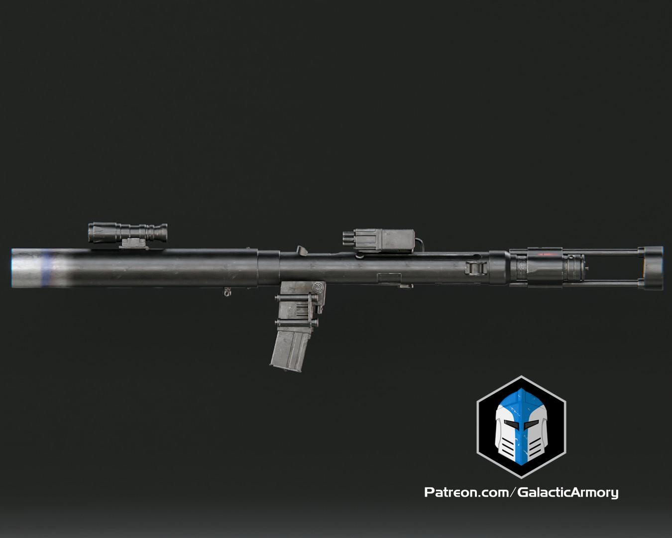 E-11D Blaster Rifle - 3D Print Files 3d model